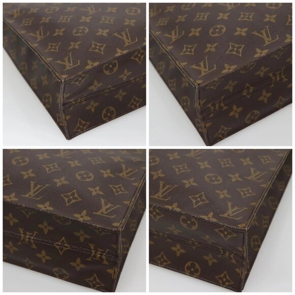 LOUIS VUITTON Monogram Sac Plat Hand Bag M51140 LV Auth 137346 - Picture 14 of 16